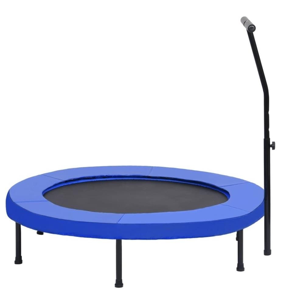 Fitness Trampolin mit Griff und Sicherheitspolster 122 cm