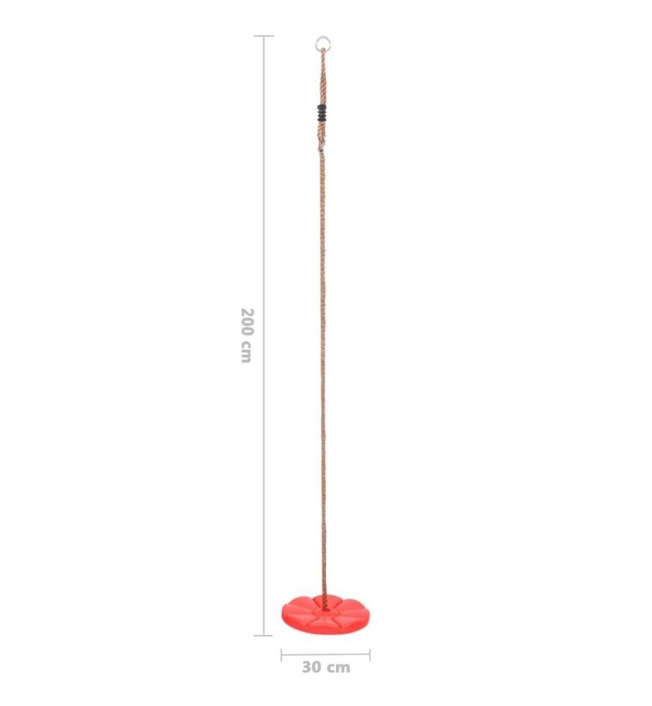Tellerschaukel 200 cm Rot