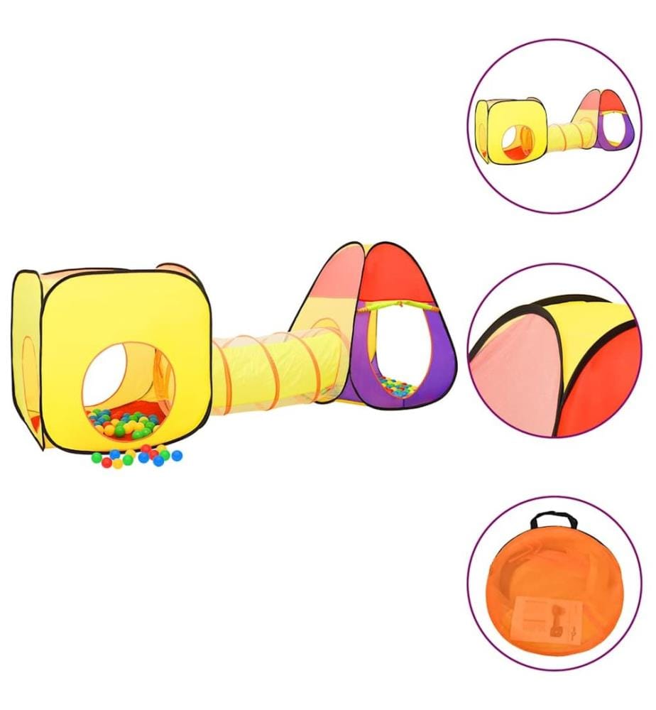 Spielzelt für Kinder Mehrfarbig 255x80x100 cm