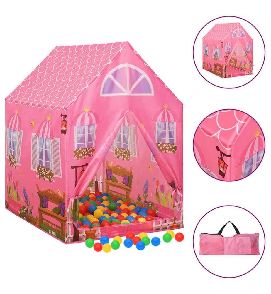 Spielzelt für Kinder Rosa 69x94x104 cm