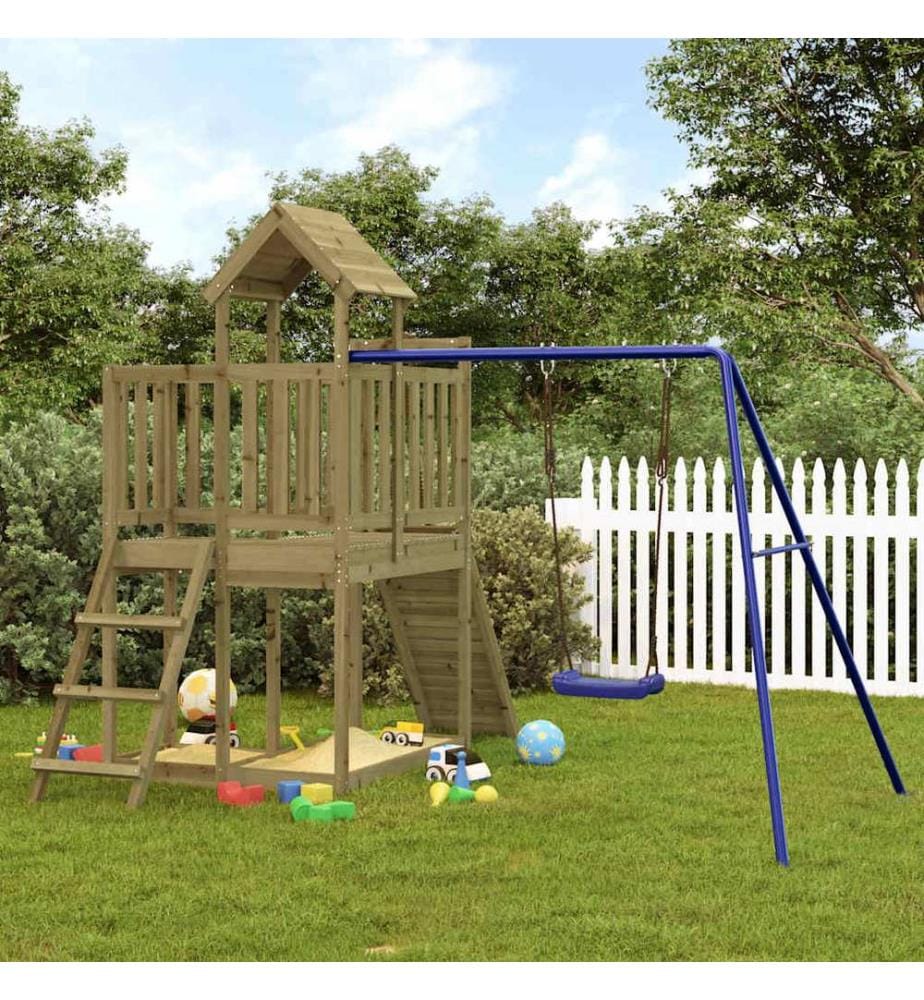 Area giochi all'aperto legno di pino impregnato