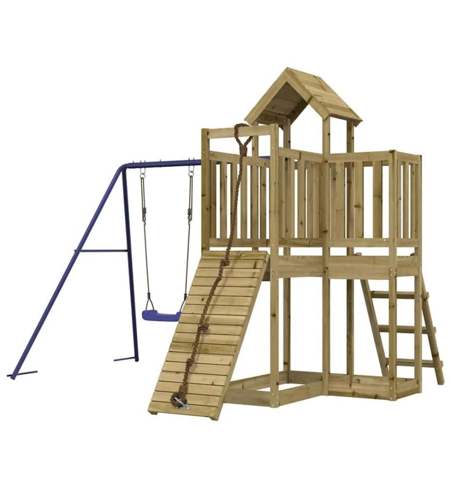 Area giochi all'aperto legno di pino impregnato
