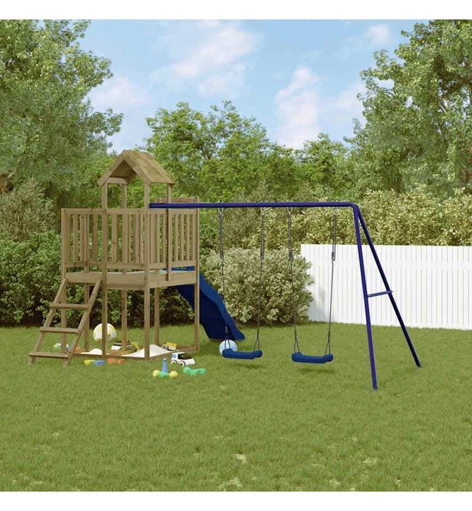 Area giochi all'aperto legno di pino impregnato