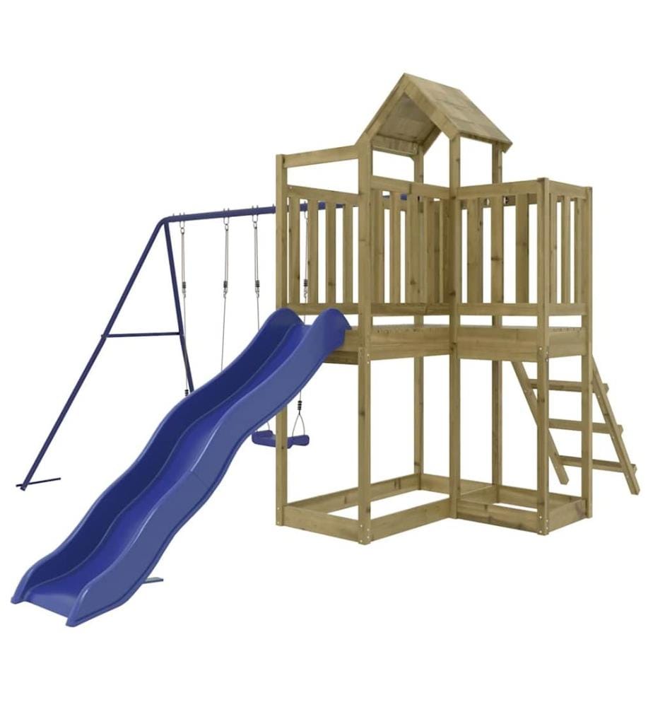 Area giochi all'aperto legno di pino impregnato