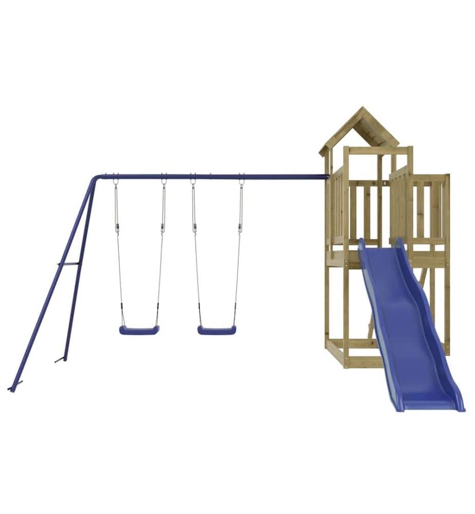 Area giochi all'aperto legno di pino impregnato