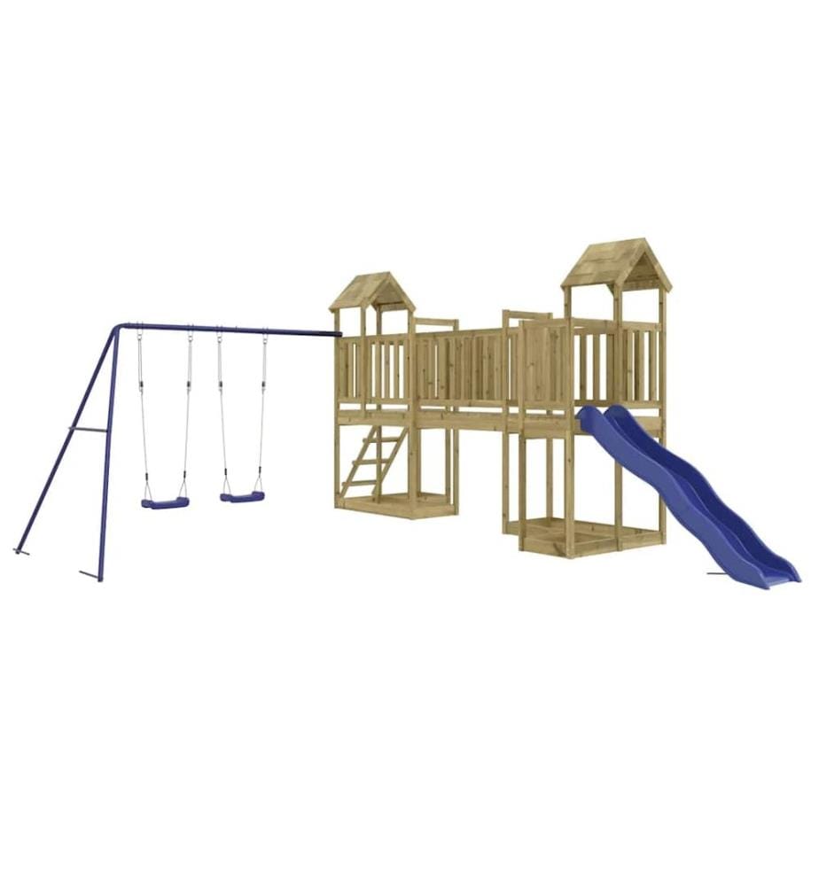 Area giochi all'aperto legno di pino impregnato