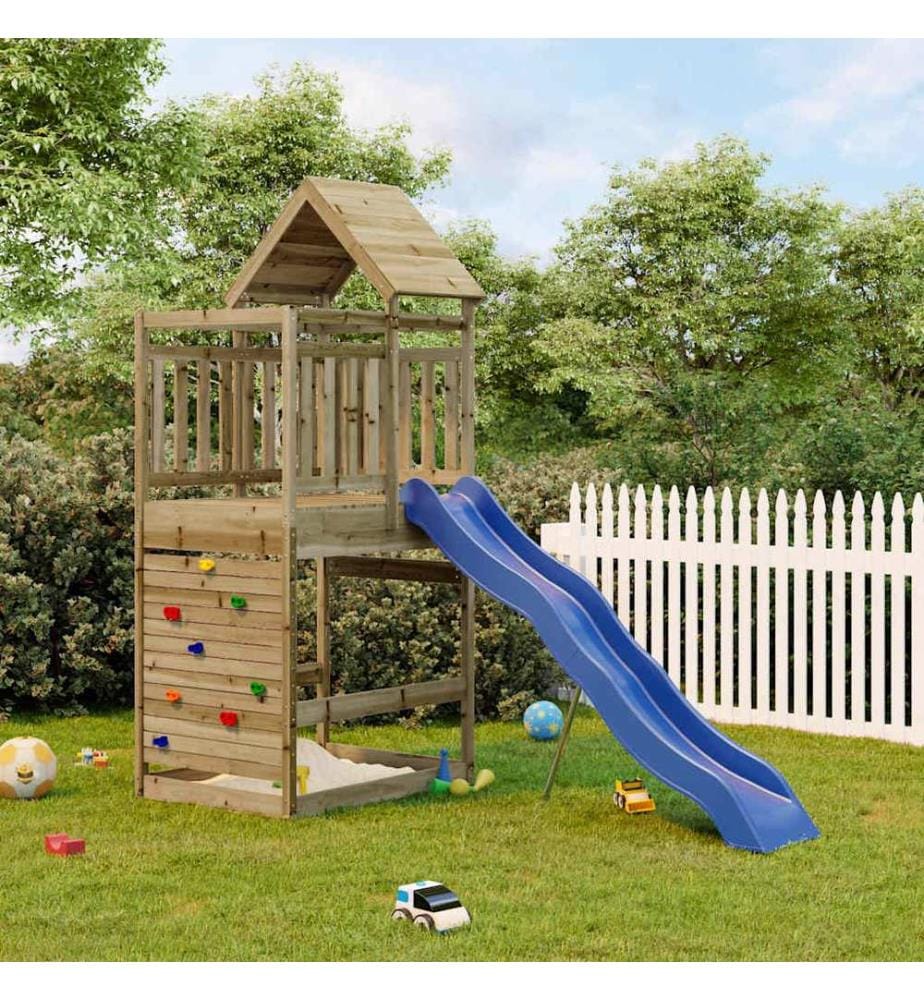Area giochi all'aperto legno di pino impregnato