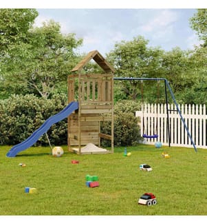 Area giochi all'aperto legno di pino impregnato
