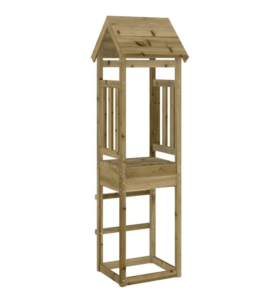 Torre gioco 52,5x46,5x206,5 cm pino impregnato