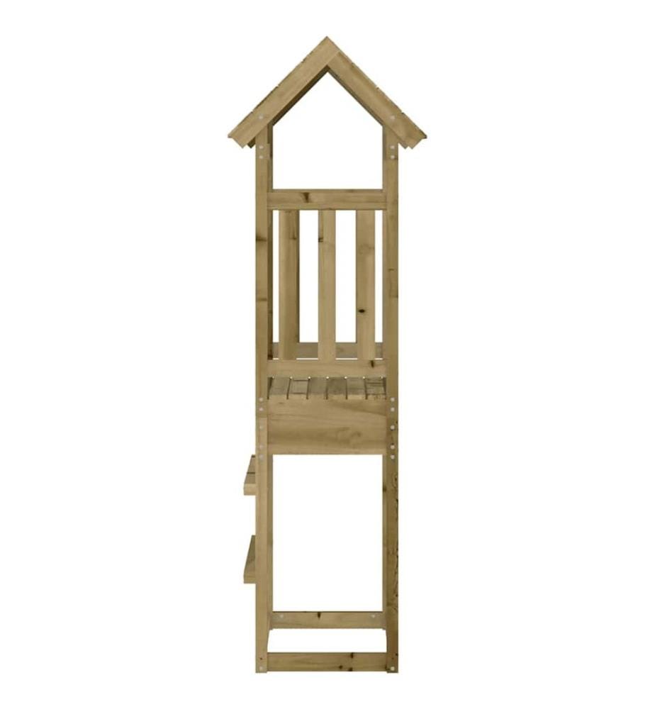 Torre gioco 52,5x46,5x206,5 cm pino impregnato