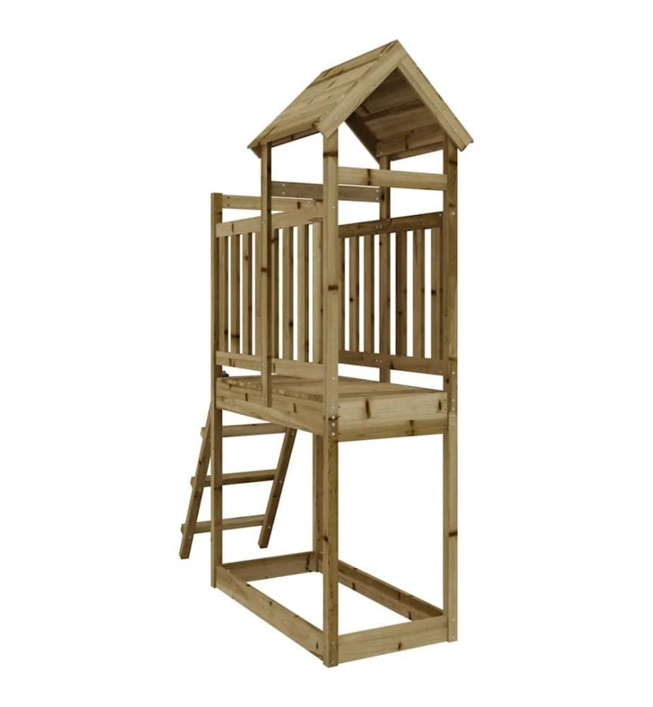 Area giochi da esterno 53x110x214 cm pino impregnato