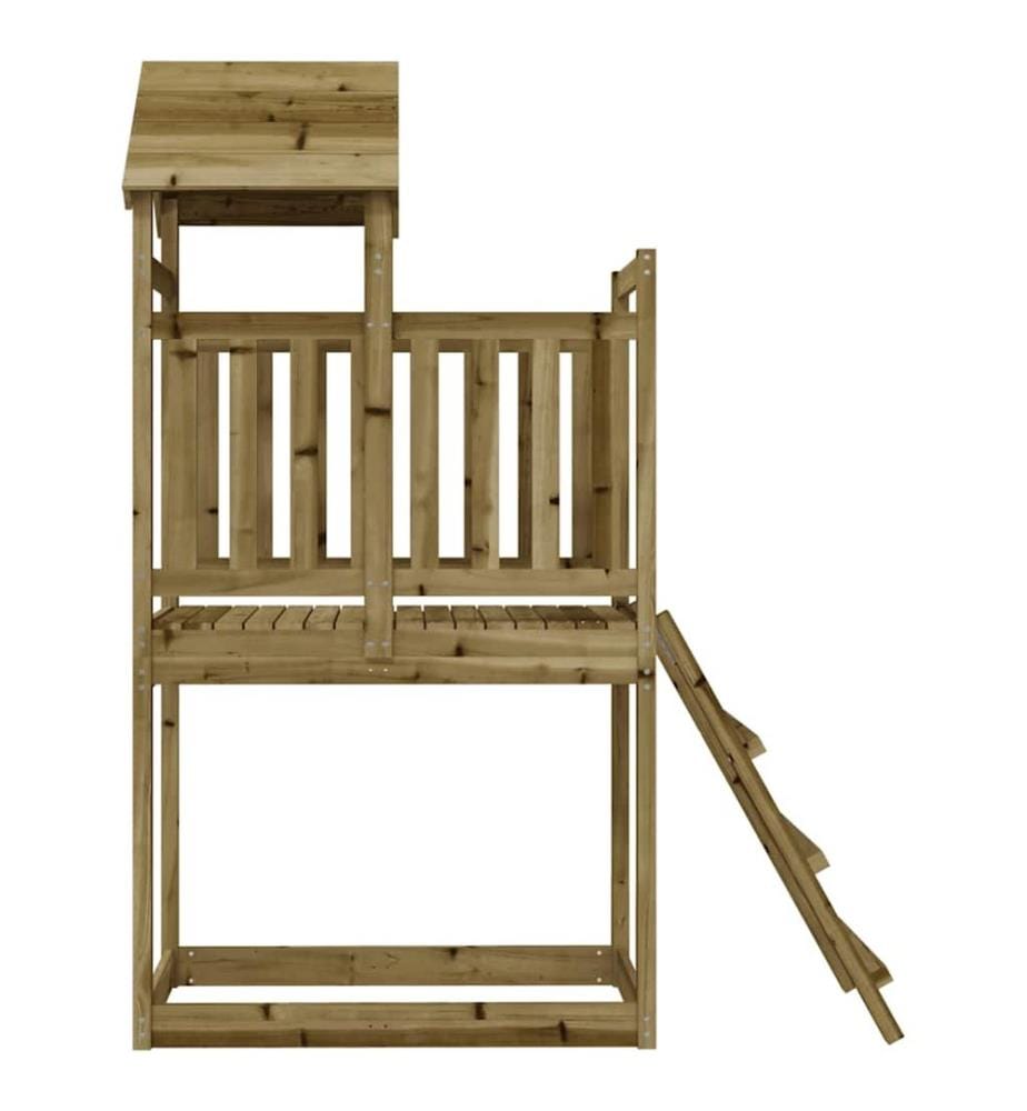 Area giochi da esterno 53x110x214 cm pino impregnato