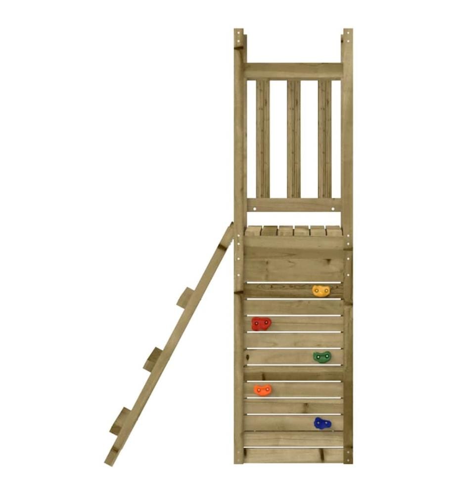 Area giochi da esterno 53x46,5x169 cm pino impregnato