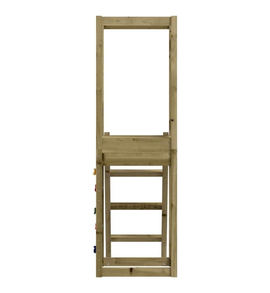 Area giochi da esterno 53x46,5x169 cm pino impregnato