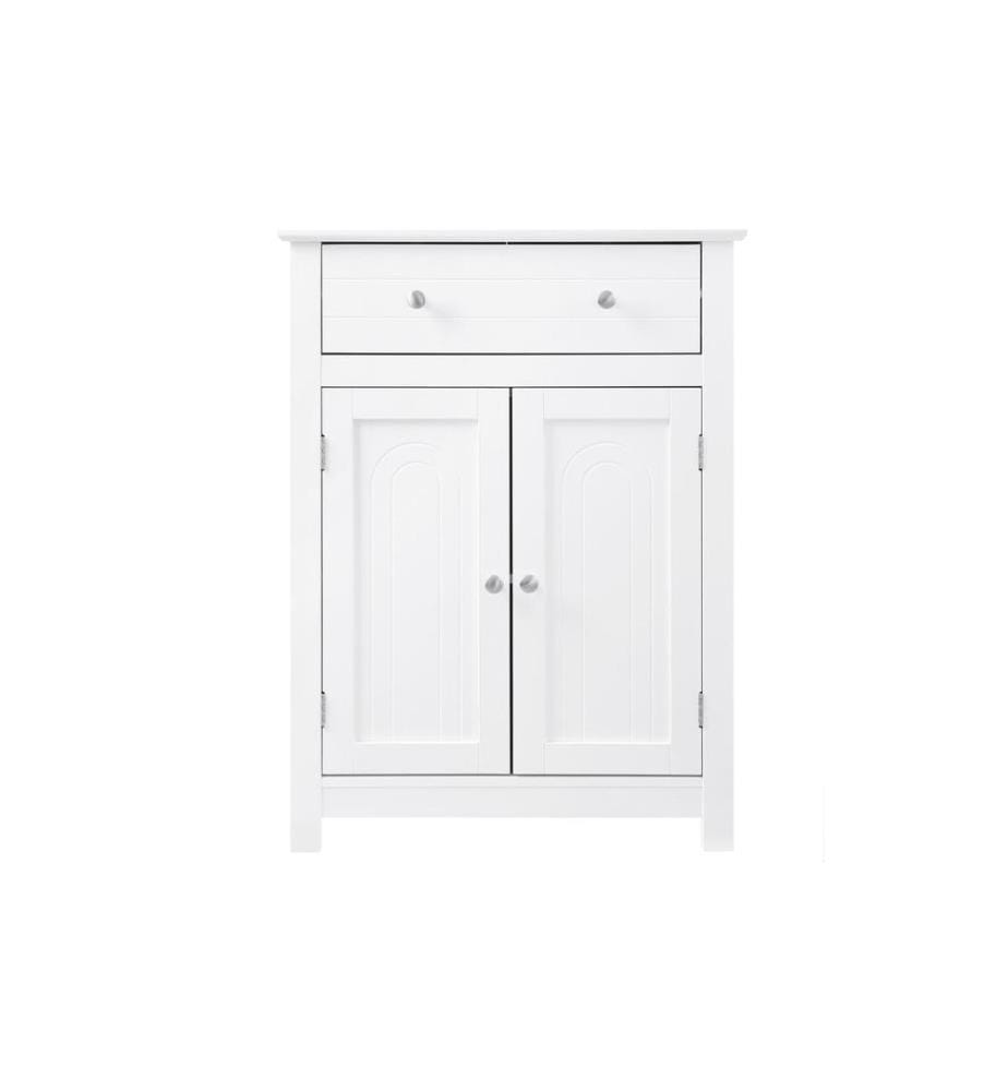 VASAGLE - Badezimmerregal mit Schublade 60 x 80 cm, Weiss