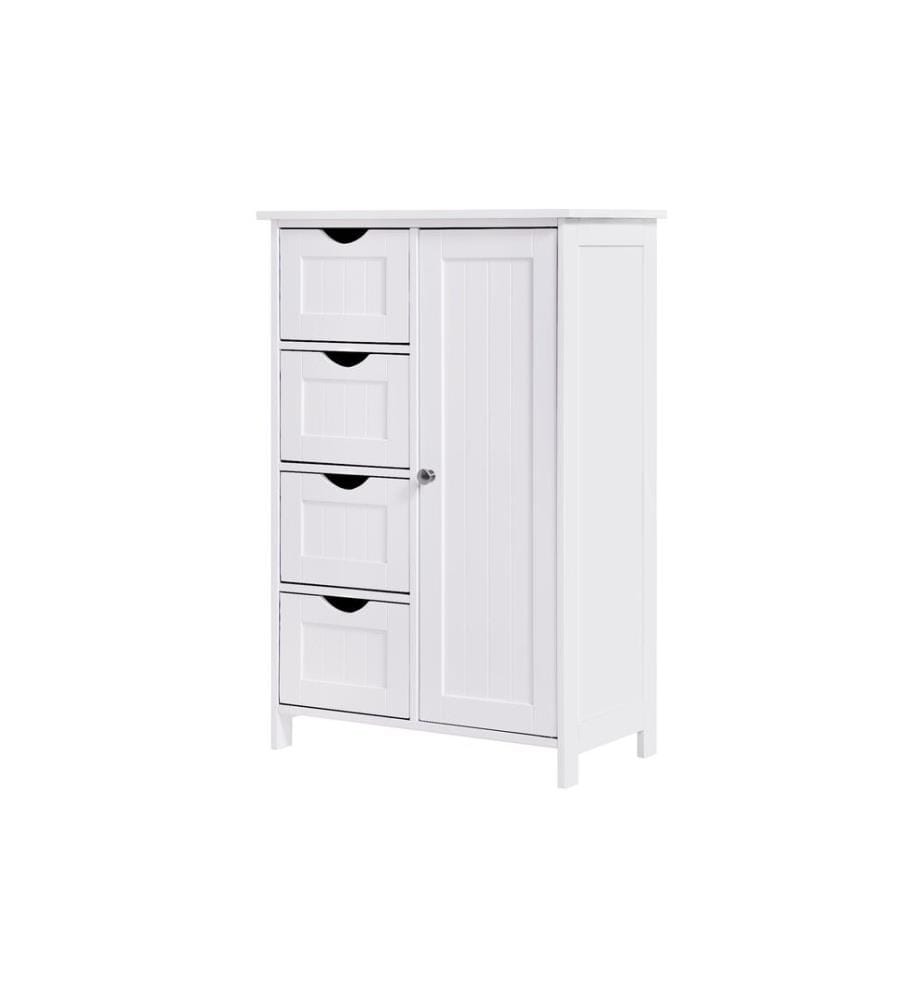 VASAGLE - Kommode 55 x 81 cm, Weiss