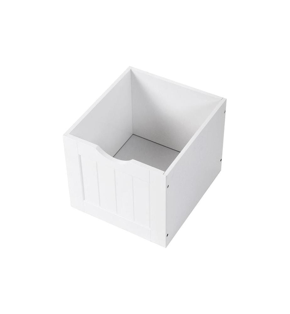 VASAGLE - Étagère avec 2 tiroirs 30 x 89 cm, Blanc