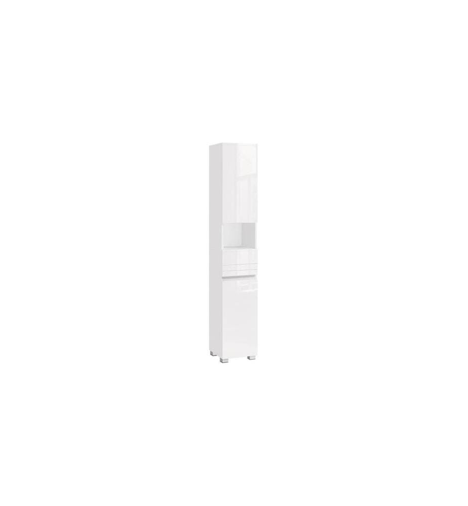 VASAGLE - Badezimmerregal 30 x 170 cm, Weiss