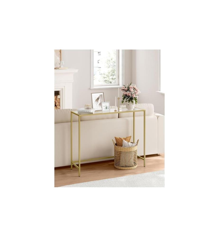 VASAGLE - Konsolentisch 100.5 x 80 cm, Gold