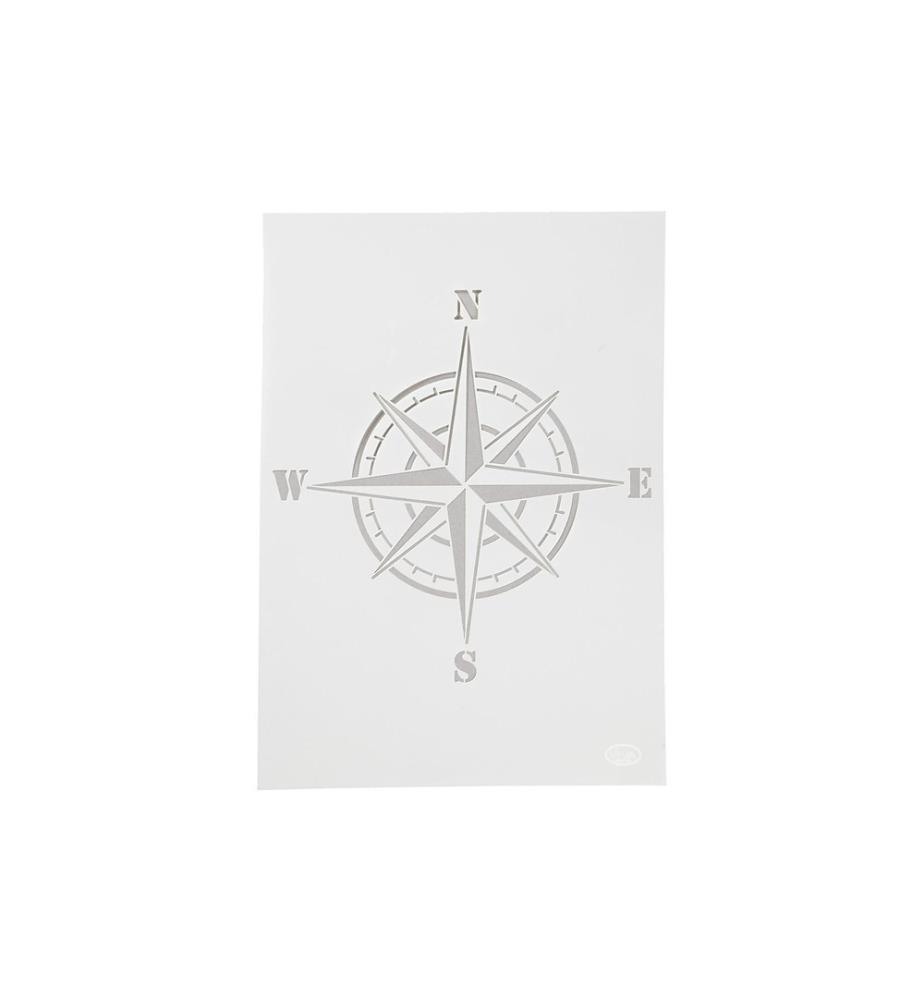 CREATIV COMPANY - Gabarit A4 Boussole, 1 pièce