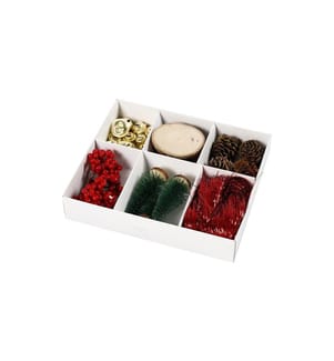 CREATIV COMPANY - Geschenkdekoration Weihnachten 25 assortierte Teile