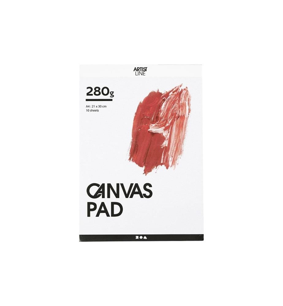CREATIV COMPANY - Malblock Canvas 10 Blatt
