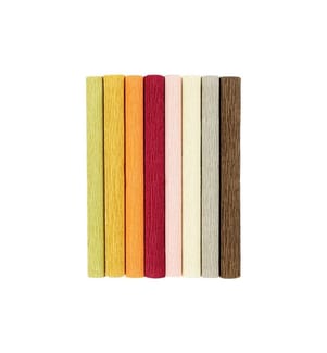 CREATIV COMPANY - Papier crêpe Pastel/rouge 25 x 60 cm, 105 g/m², 8 Pièce/s
