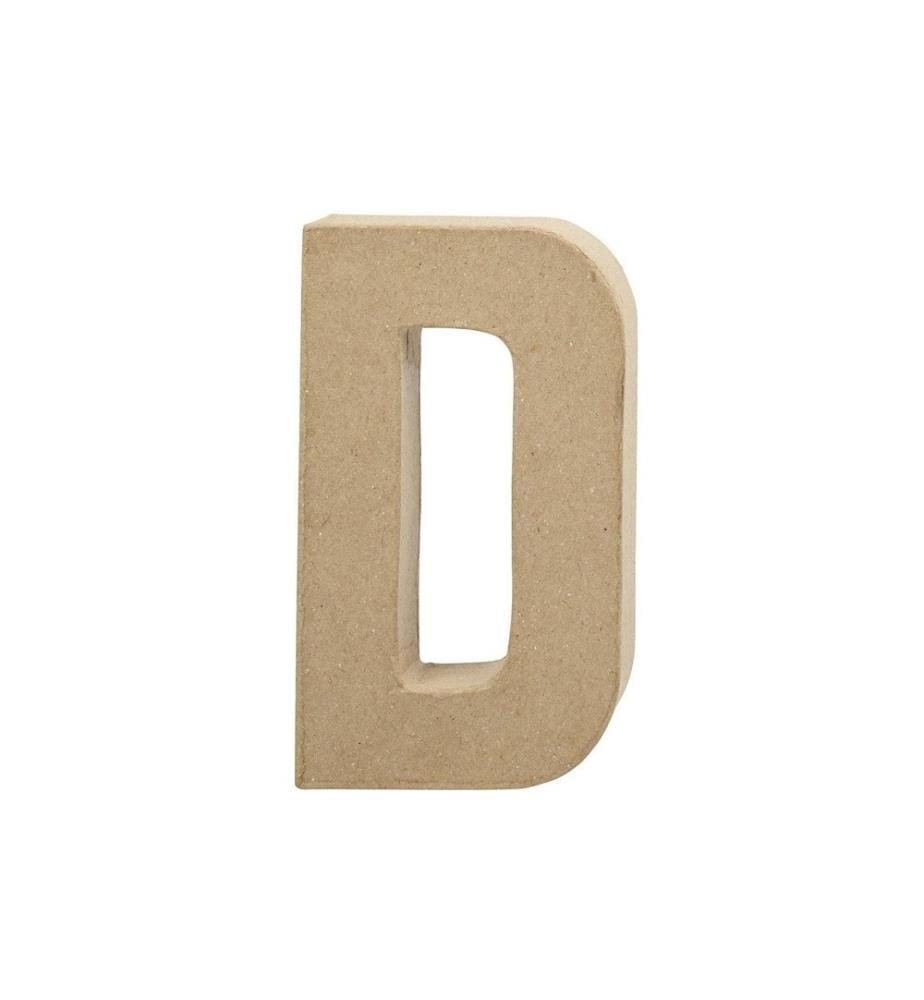 CREATIV COMPANY - Papp-Buchstabe D 20.2 cm