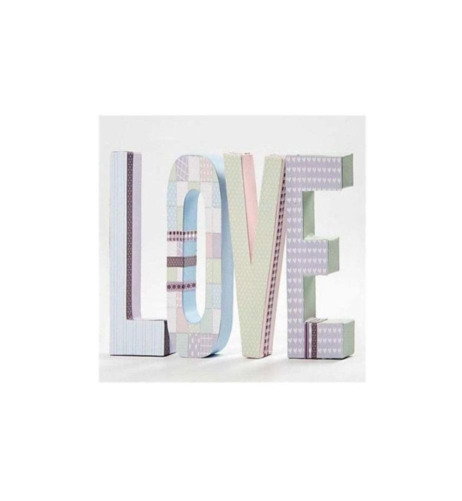 CREATIV COMPANY - Lettre en carton L 20.3 cm