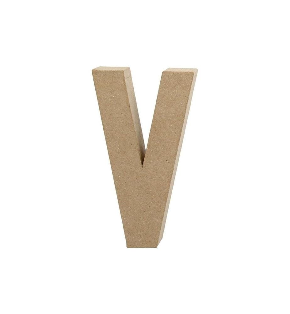 CREATIV COMPANY - Papp-Buchstabe V 20.5 cm