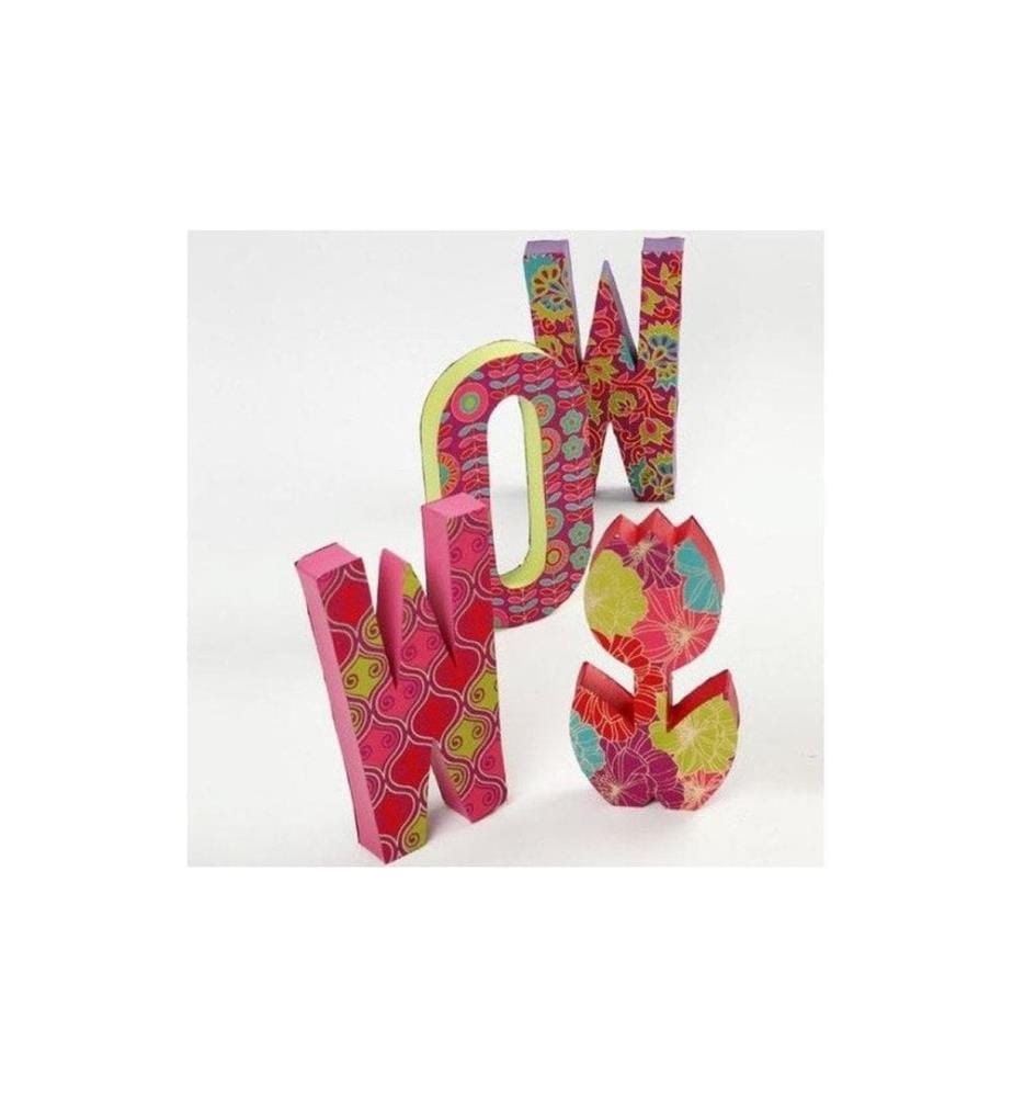 CREATIV COMPANY - Papp-Buchstabe W 20.3 cm