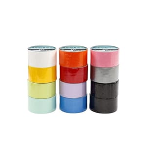 CREATIV COMPANY - Bande de tissu Duct Tape 48 mm x 5 m, Multicolore