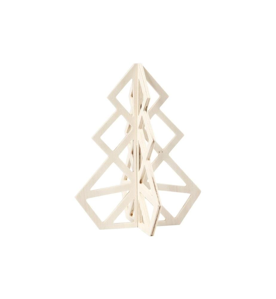 CREATIV COMPANY - Deko Weihnachtsbaum Holz 20 cm