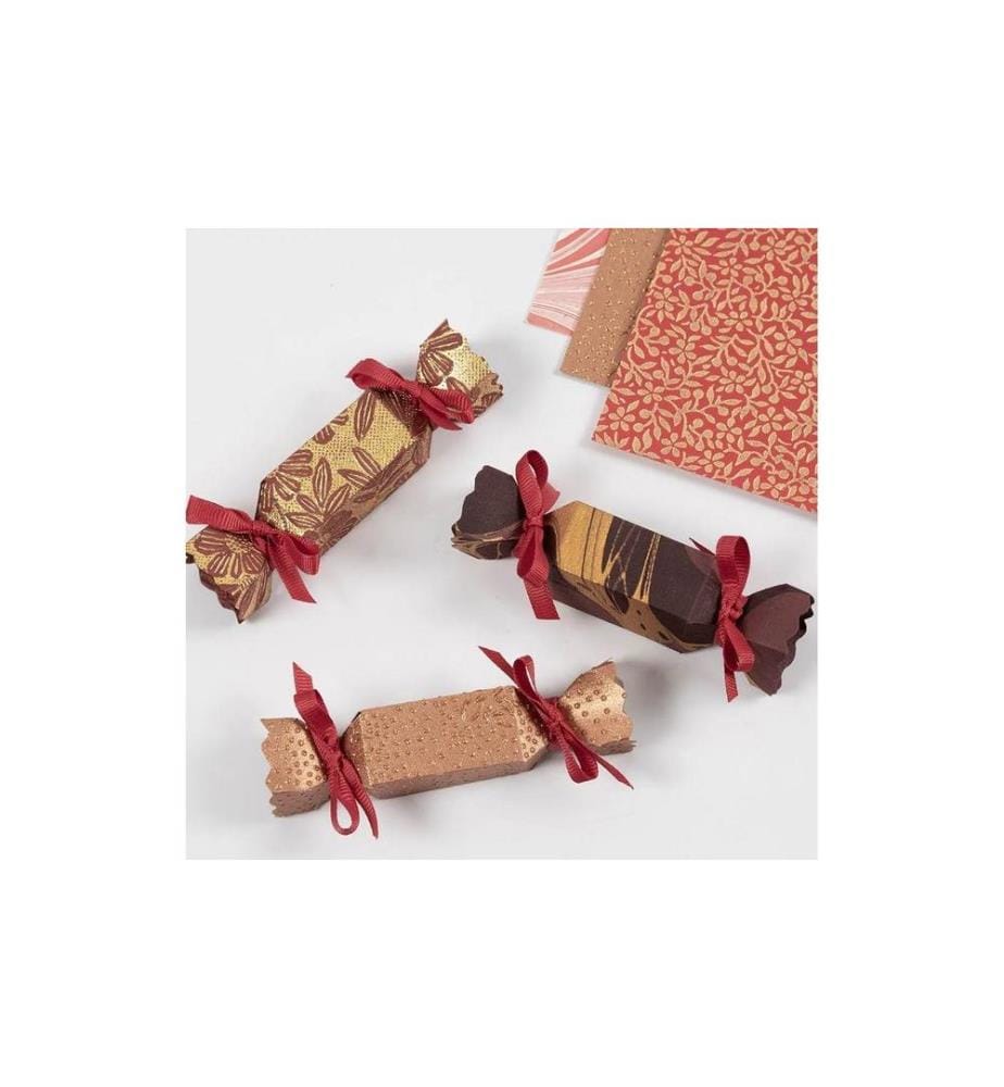 CREATIV COMPANY - Papier fait à la main A4, 20 feuilles, naturel rouge-brun