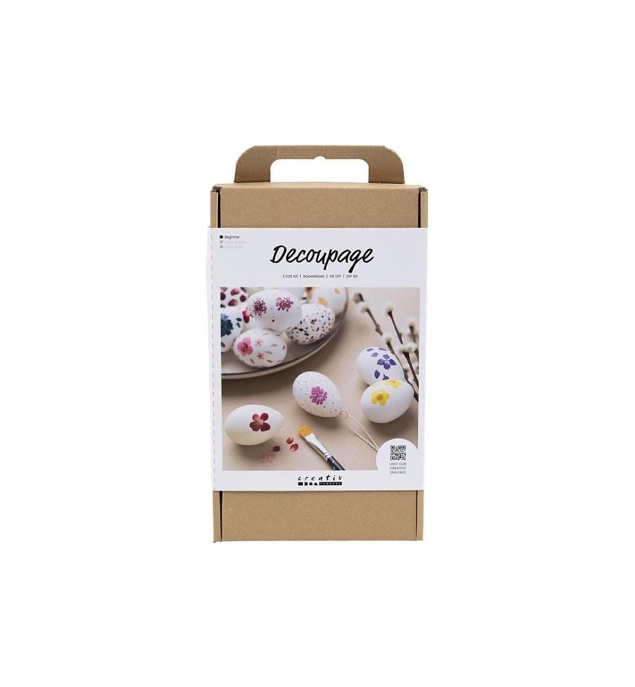 CREATIV COMPANY - Bastelset Découpage Ostereier Dekoration
