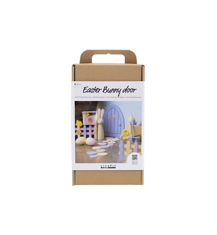 CREATIV COMPANY - Bastelset Hasentür Pastellfarben