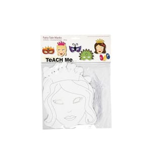 CREATIV COMPANY - Partyaccessoire Märchen-Masken 16 Stück