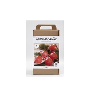 CREATIV COMPANY - Bastelset Weihnachtskugeln Marmorieren