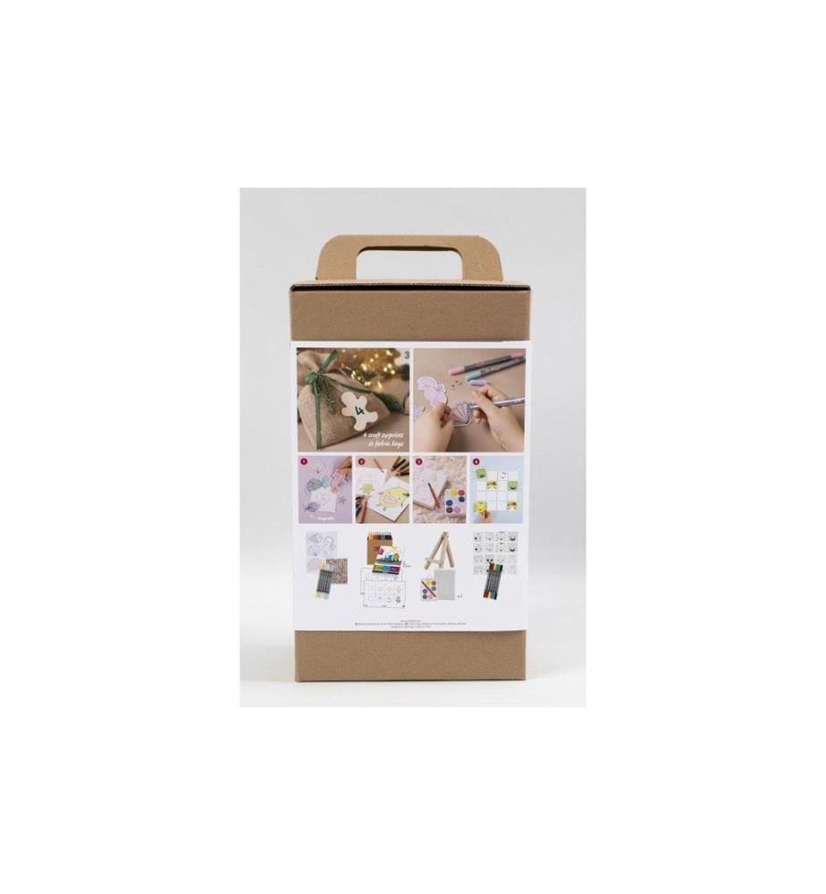 CREATIV COMPANY - Adventskalender Bastelset Malen, 4 Stück