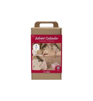 CREATIV COMPANY - Adventskalender Bastelset Schmuck, 4 Stück
