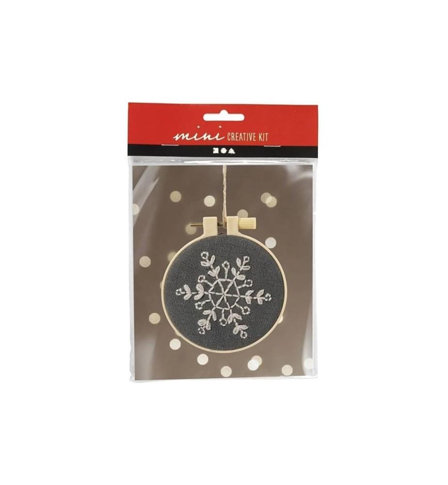 CREATIV COMPANY - Bastelset Sticken Schneeflocke