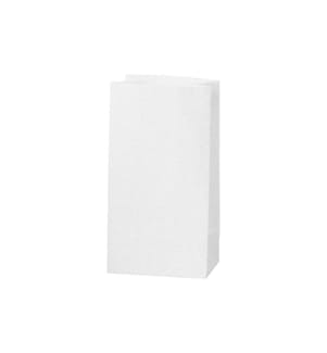 CREATIV COMPANY - Geschenktüte Glitzer 8 Stück, Weiss