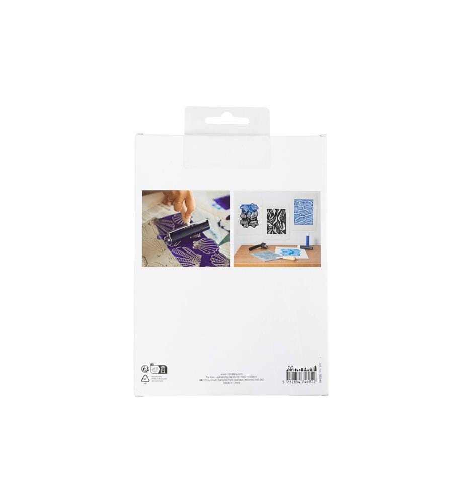 CREATIV COMPANY - Stempel Zubehör Linoldruckplatte Gummi 15 x 20 cm