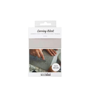 CREATIV COMPANY - Accessoires pour tampons Plaque d'impression linoléum caoutchouc 10 x 15 cm