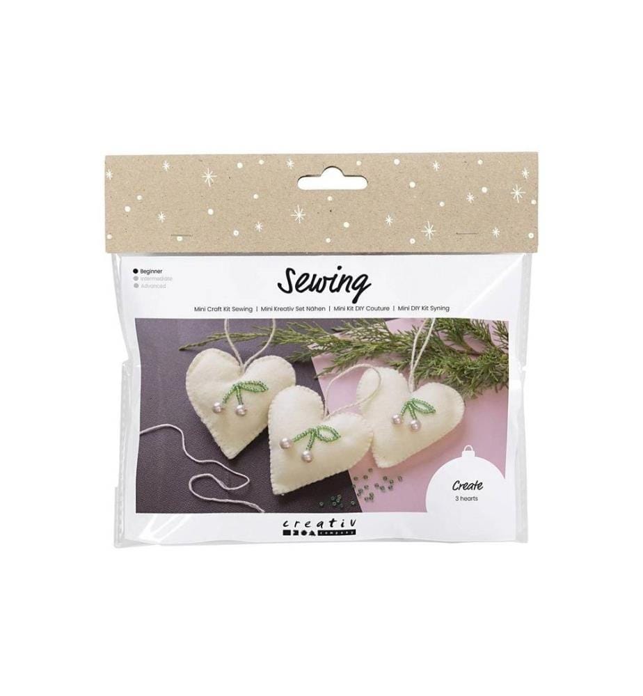 CREATIV COMPANY - Kits de bricolage Coudre des coeurs Coeur