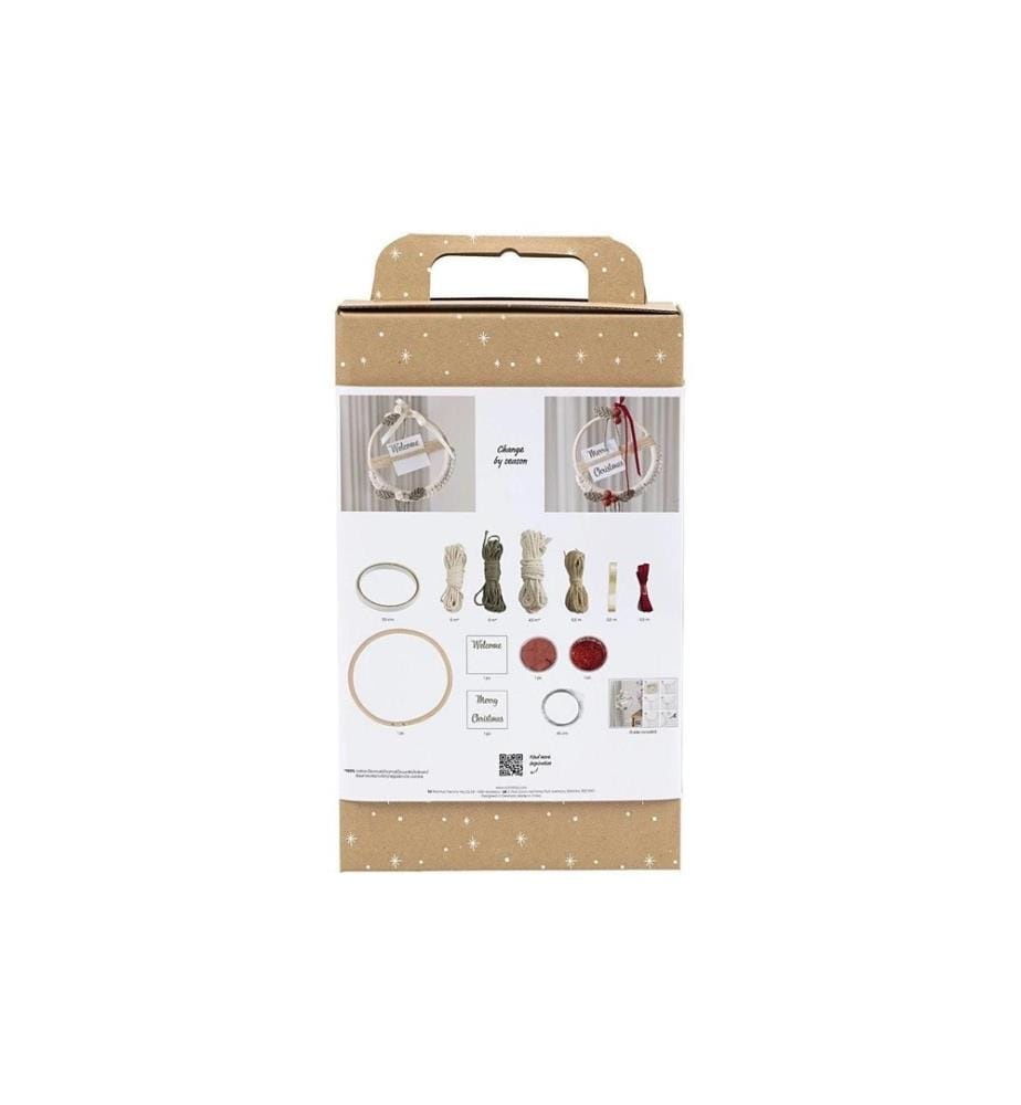 CREATIV COMPANY - Kits de bricolage Couronne de l'Avent Macramé