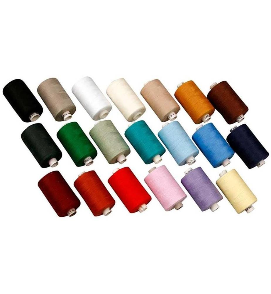 CREATIV COMPANY - Kits de fil de couture multicolore, 20 rouleaux