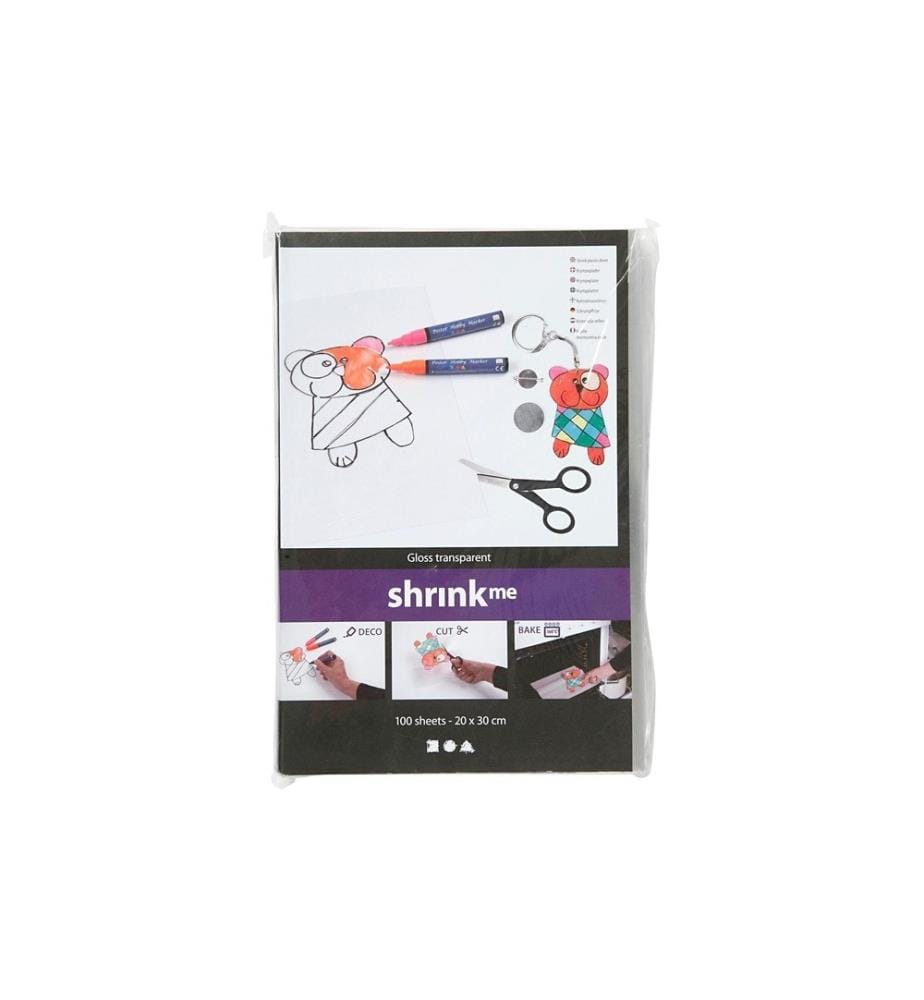 CREATIV COMPANY - Film rétractable 20 x 30 cm, transparent, 100 feuilles