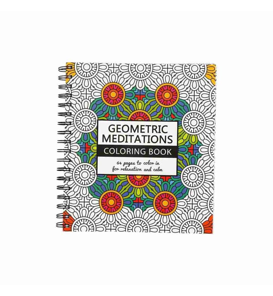 CREATIV COMPANY - Cahier à colorier Méditation géométrique 19.5 x 23 cm, 64 pages