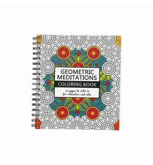 CREATIV COMPANY - Cahier à colorier Méditation géométrique 19.5 x 23 cm, 64 pages